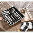 GRILLBESTECK - Edelstahlfarben/Silberfarben, Basics - HOMEWARE