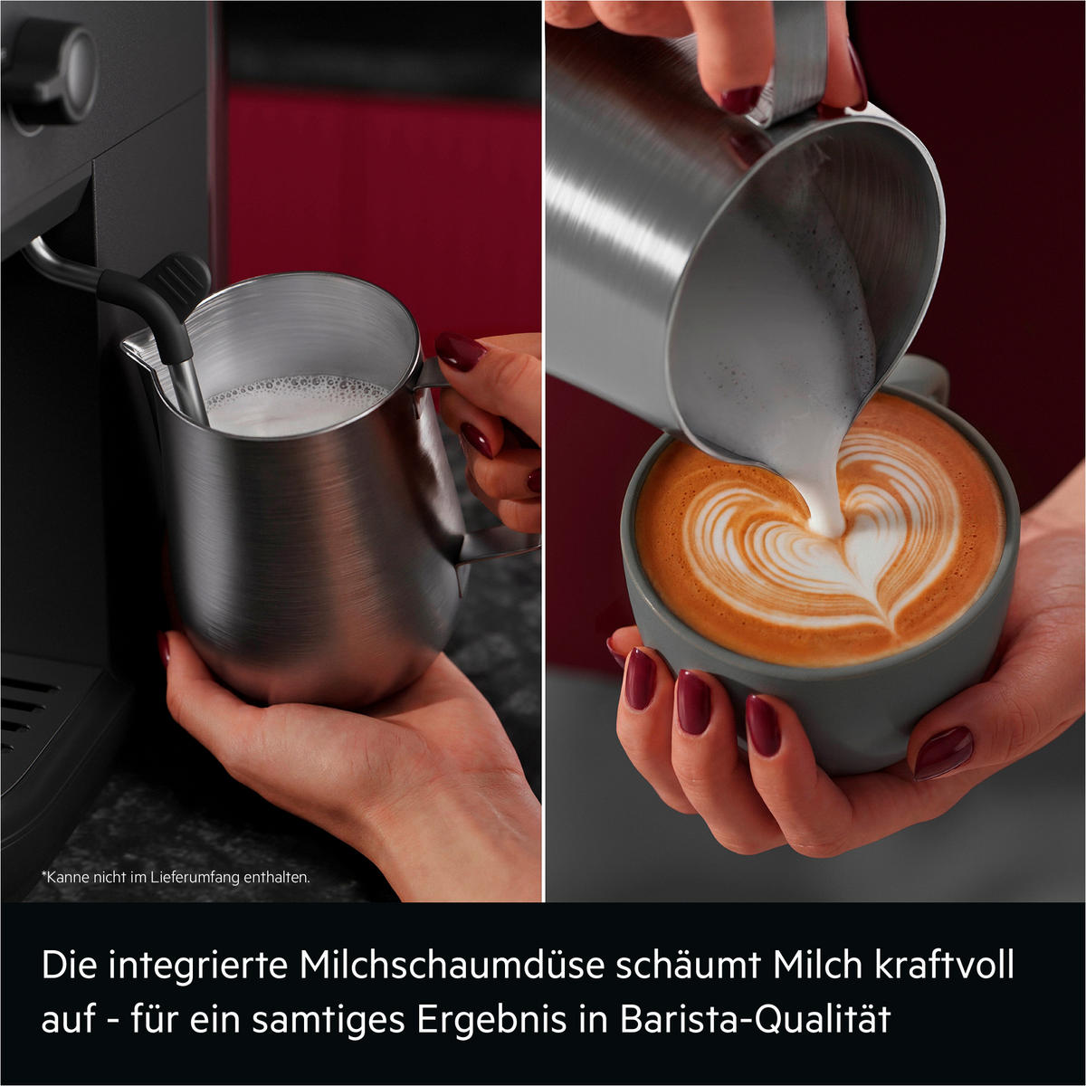 ESPRESSOMASCHINE Design Collection  - Schwarz, Basics, Metall (14,8/40,1/30,6cm) - AEG