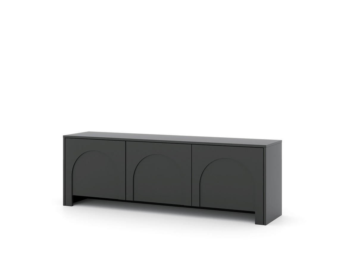TV-ELEMENT 150/49/35 cm  - Schwarz, Design, Holzwerkstoff (150/49/35cm) - MID.YOU