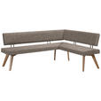 ECKBANK 180/170 cm  in Hellbraun, Wildeiche  - Hellbraun/Wildeiche, Design, Holz/Textil (180/170cm) - Venda
