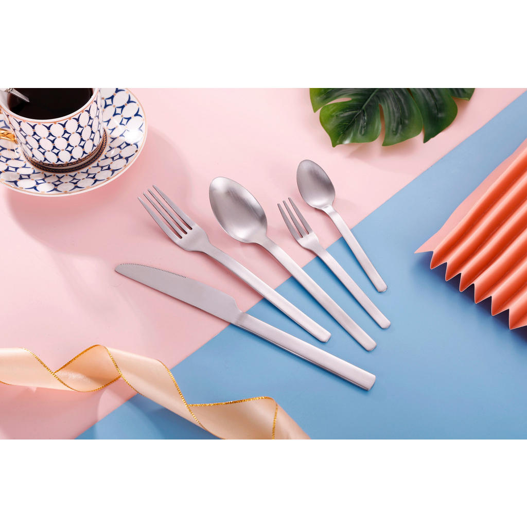 Thumbnail - Echtwerk Besteckset Angelini, Silber, Metall, 30-teilig, lebensmittelecht, Essen & Trinken, Besteck, Besteck-Sets