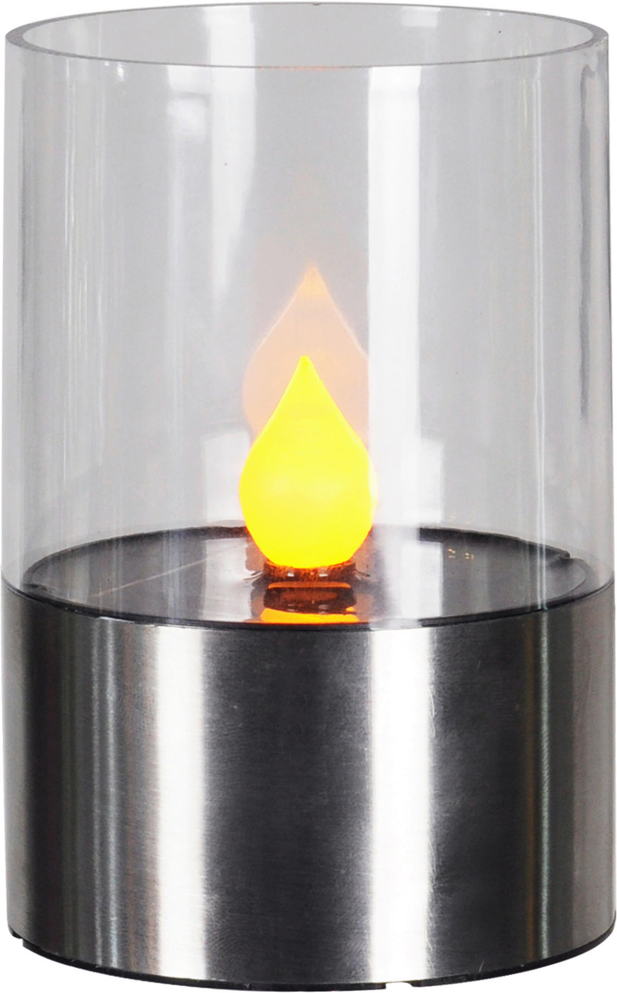 SOLARLEUCHTE  - Klar, Trend, Kunststoff (7,5/11cm) - Globo