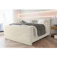 BOXSPRINGBETT 180/200 cm  in Beige  - Beige/Schwarz, KONVENTIONELL, Textil/Metall (180/200cm) - Carryhome