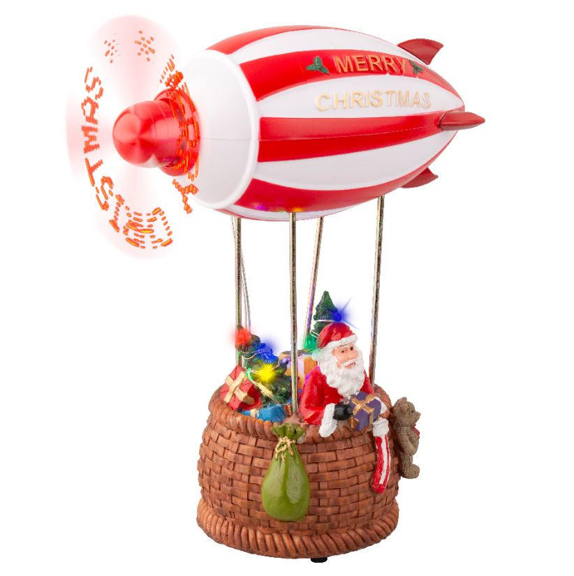 BOŽIČNA LED-FIGURICA - večbarvno, Basics, umetna masa (16/20,5/9cm)