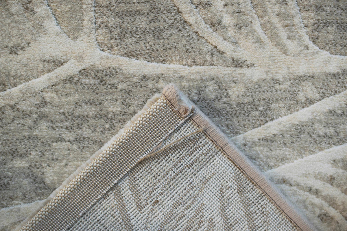 WEBTEPPICH 160/230 cm Catania Grau, Weiß, Hellgrau  - Hellgrau/Weiß, KONVENTIONELL, Textil (160/230cm) - Novel