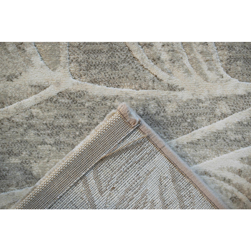 Thumbnail - Novel Webteppich Catania, Grau, Weiß, Hellgrau, Textil, Floral, rechteckig, 160x230 cm, Oeko-Tex® Standard 100, für Fußb...