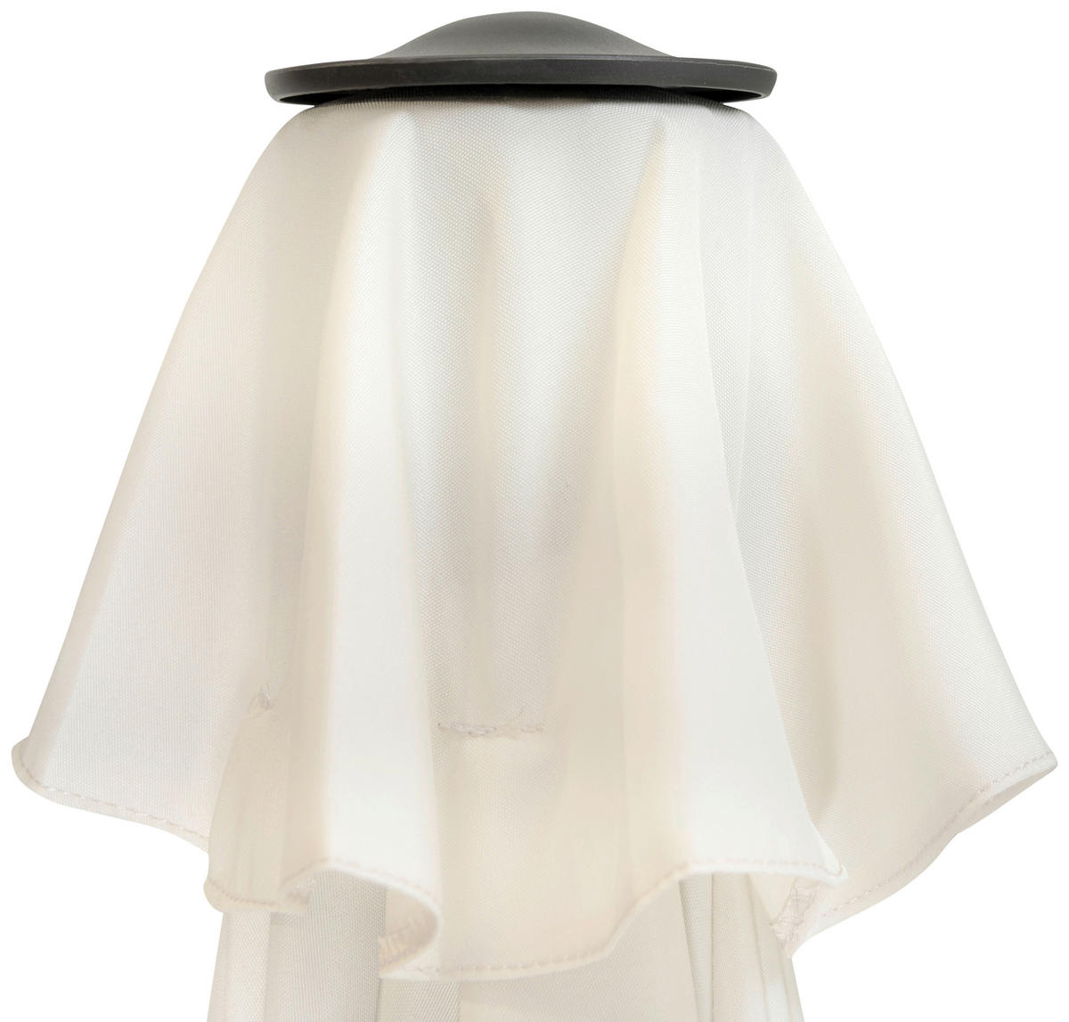 SONNENSCHIRM  180/180 cm  - Anthrazit/Naturfarben, Design, Textil/Metall (180/180cm) - Doppler