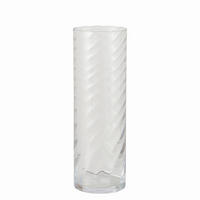 VASE  - Transparent, Basics, Glas (15/15/45cm)