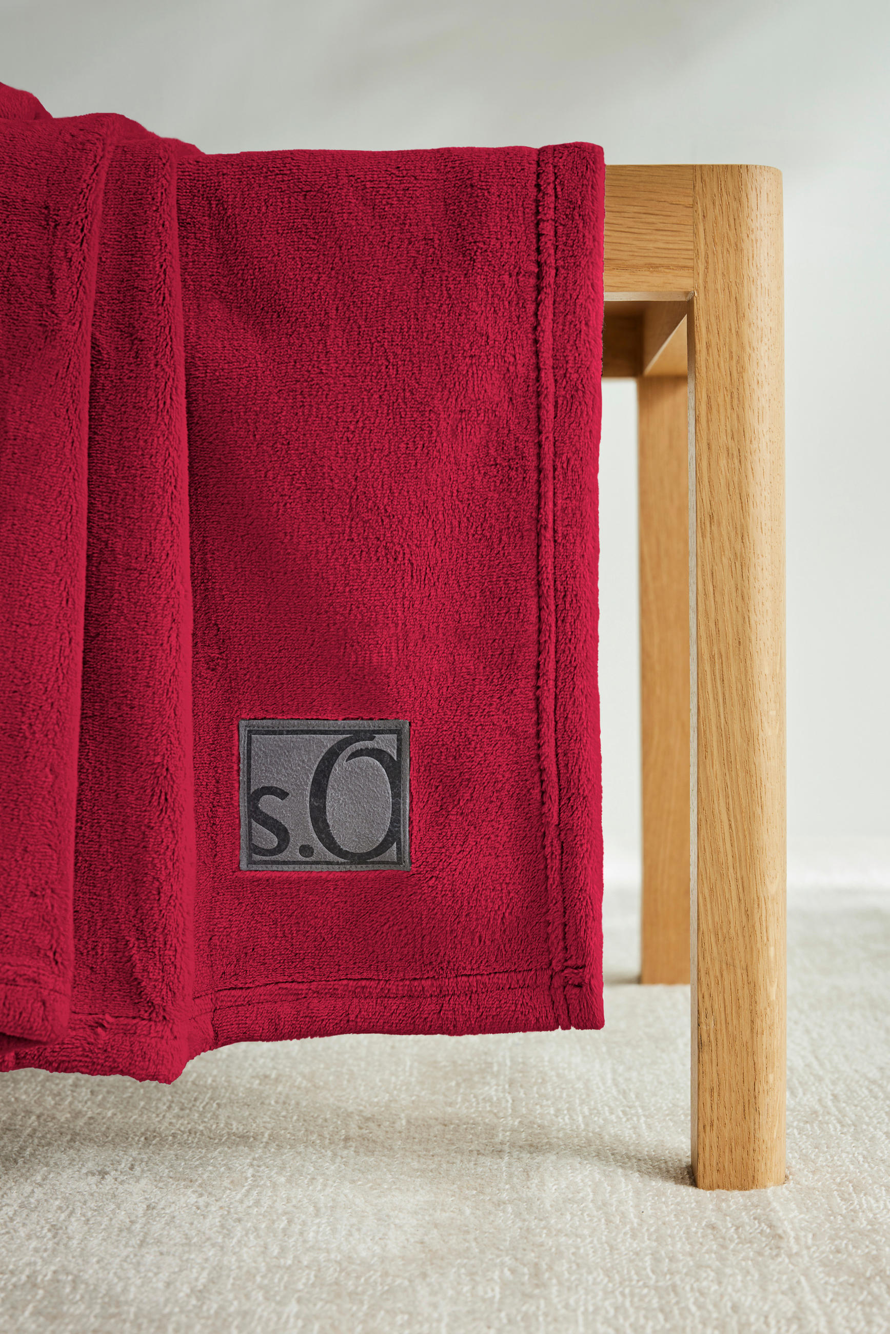 WOHNDECKE UNI 150/200 cm  - Rot, Basics, Textil (150/200cm) - S. Oliver