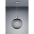 HÄNGELEUCHTE - Chromfarben/Grau, Design, Glas/Metall (45/150cm) HÄNGELEUCHTE - Chromfarben/Grau, Design, Glas/Metall (45/150cm)