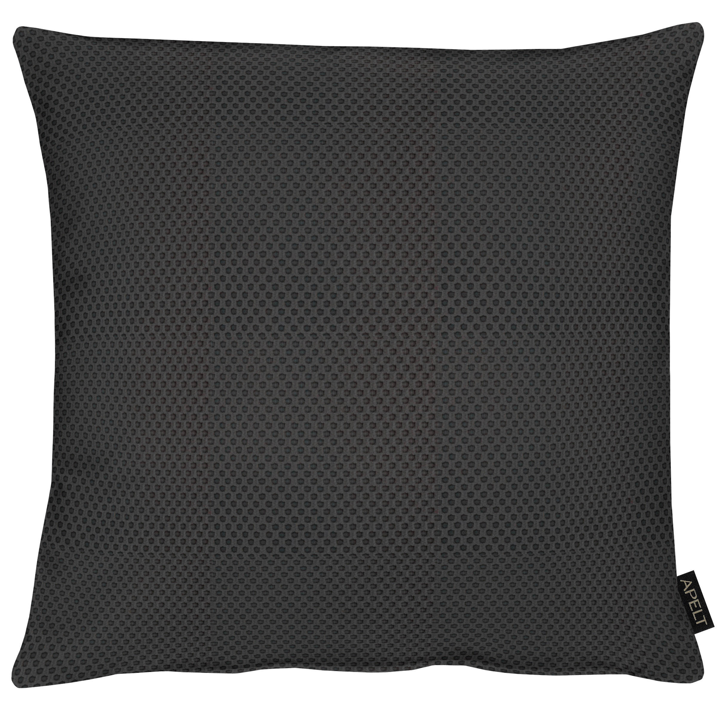 KISSENHÜLLE 46/46 cm  - Schwarz/Weiß, Basics, Textil (46/46cm) - Apelt