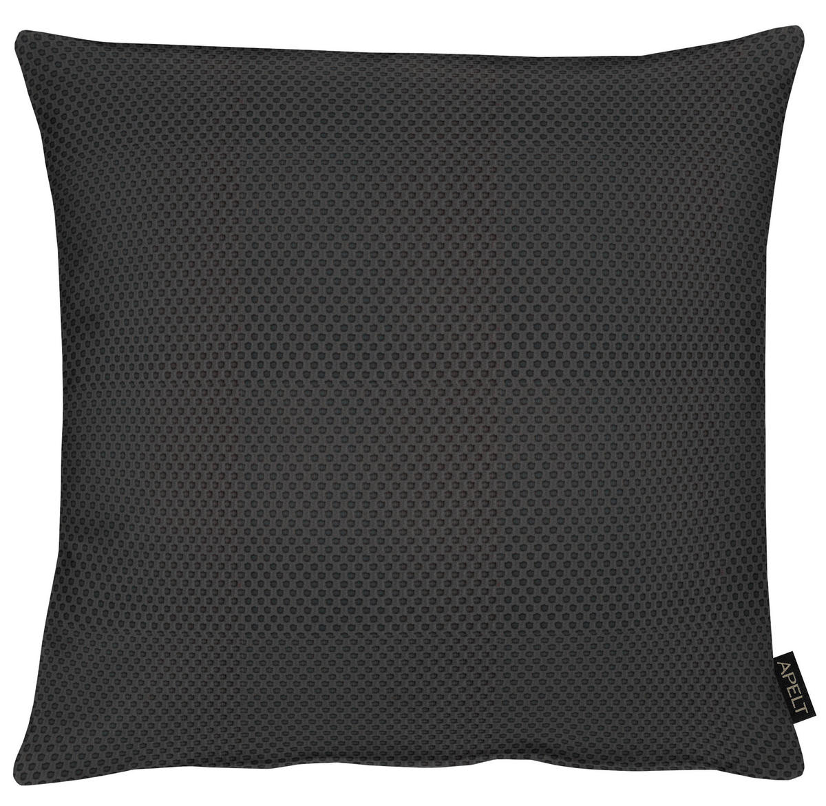 KISSENHÜLLE 46/46 cm  - Schwarz/Weiß, Basics, Textil (46/46cm) - Apelt