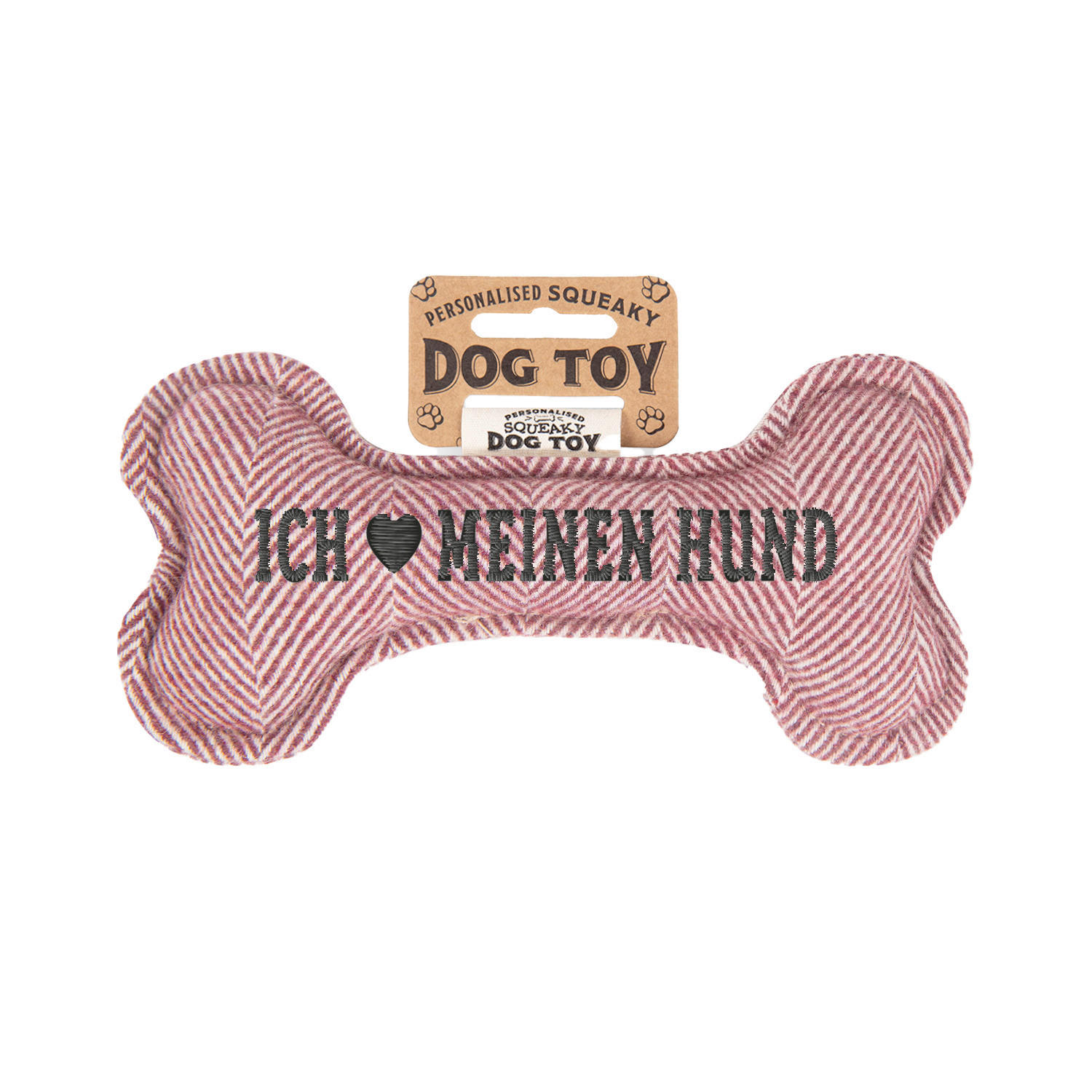 HUNDESPIELZEUG - Rot, Trend, Textil (20/4/10cm)
