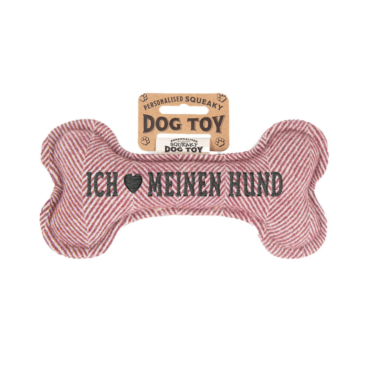 HUNDESPIELZEUG - Rot, Trend, Textil (20/4/10cm)