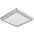 LED-PANEEL - Silberfarben/Weiß, Basics, Kunststoff/Metall (40/40/4,5cm) - Novel LED-PANEEL - Silberfarben/Weiß, Basics, Kunststoff/Metall (40/40/4,5cm) - Novel