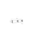 HÄNGELOWBOARD Weiß  - Weiß, Basics, Holzwerkstoff (154/32/42cm) - Carryhome