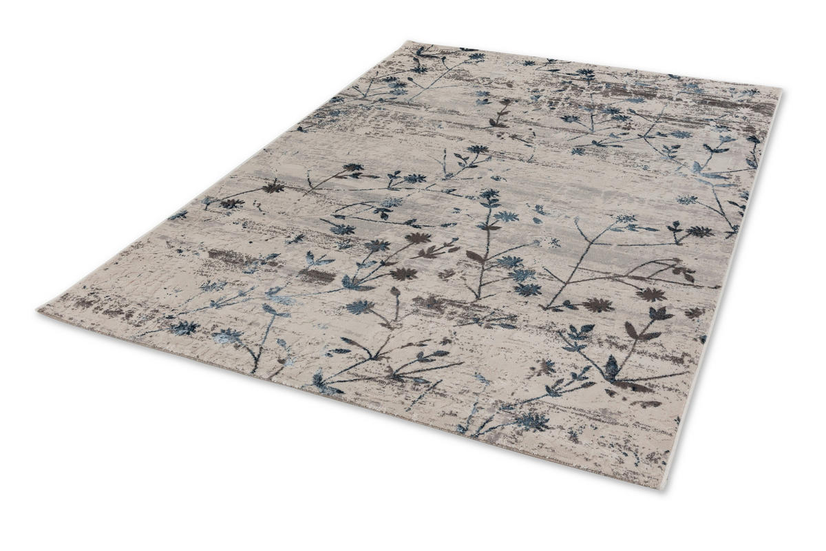 TKANÝ KOBEREC, 160/230 cm, modrá - modrá, Design, textil (160/230cm)
