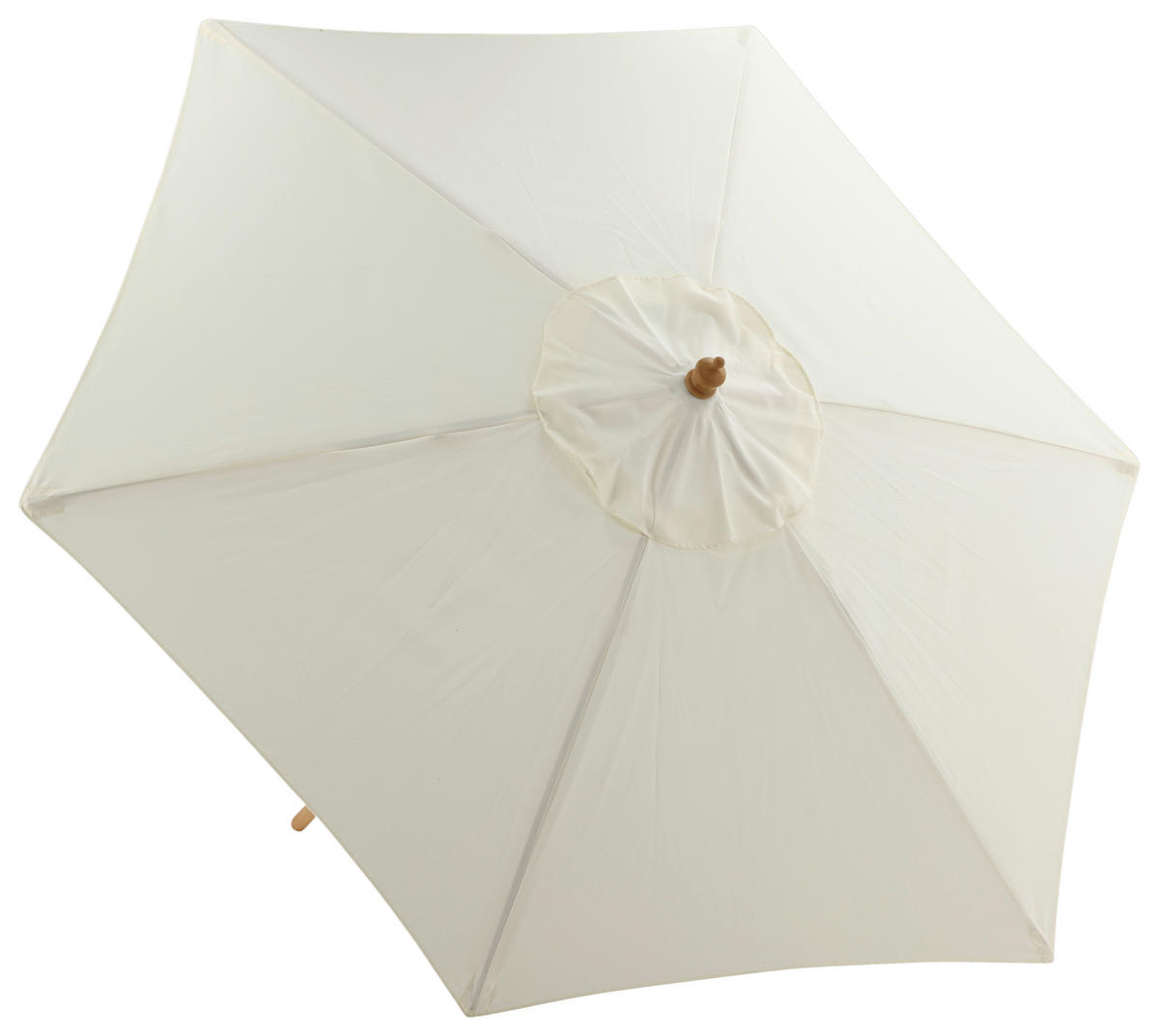 SONNENSCHIRM  250/232 cm  - Weiß, KONVENTIONELL (250/232cm) - Gardenson