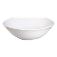 SALATSCHÜSSEL  Square 23,5 cm  - Weiss, Basics, Keramik (23,5cm) - Boxxx
