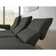 ECKSOFA  in Flachgewebe Grün  175-224/255-365 cm  - Schwarz/Grün, Design, Textil/Metall (175-224/255-365cm) - Dieter Knoll