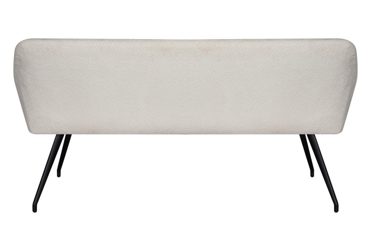 KLOP, kovina, tekstil krem barve, črna  - črna/krem barve, Design, kovina/tekstil (159/82/62cm) - Stylife