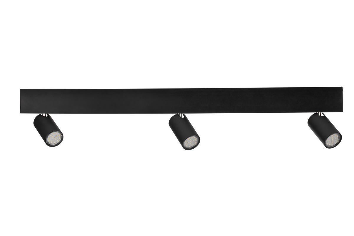 LED-STRAHLER Denebola 90/6/18 cm   - Schwarz, Design, Kunststoff/Metall (90/6/18cm) - Novel