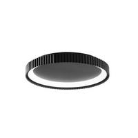 LED-DECKENLEUCHTE Luce Ambiente e Design 49/7,5 cm   - Weiß Hochglanz/Schwarz, Design, Kunststoff/Metall (49/7,5cm)