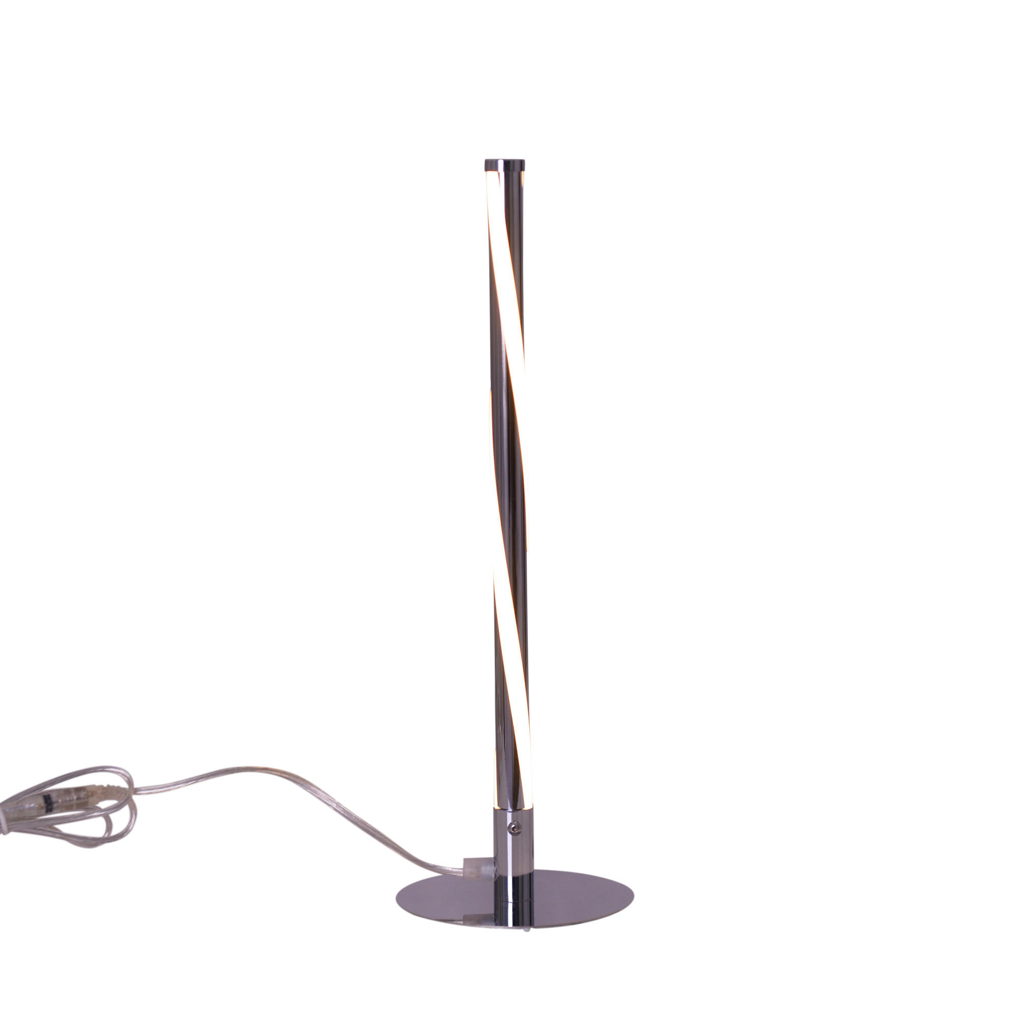 LED-TISCHLEUCHTE 13,5/40 cm   - Chromfarben, Design, Kunststoff/Metall (13,5/40cm) - Näve