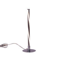 LED-TISCHLEUCHTE 13,5/40 cm   - Chromfarben, Design, Kunststoff/Metall (13,5/40cm) - Näve