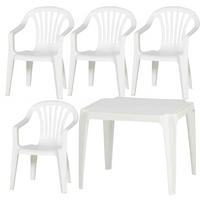 KINDER-GARTENSET Kunststoff  - Weiß, MODERN, Kunststoff (37/61/38cm) - Gardenson