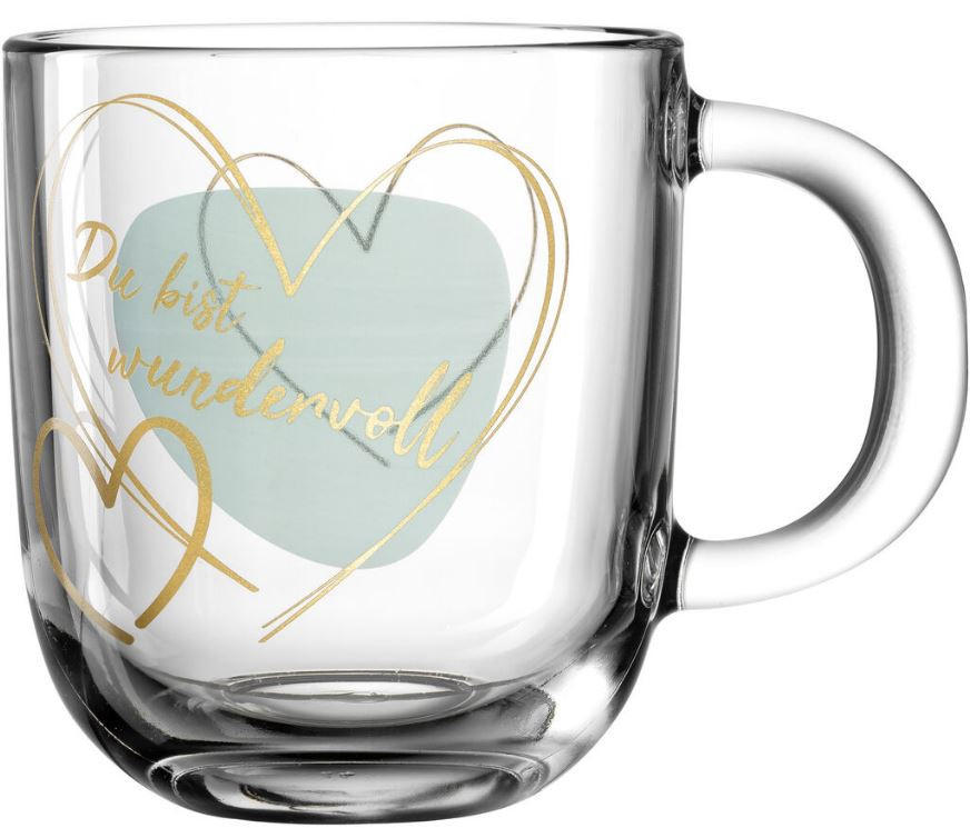 TASSE Emozione 400 ml  - Mintgrün, Basics, Glas (14/15/8,7cm) - Leonardo