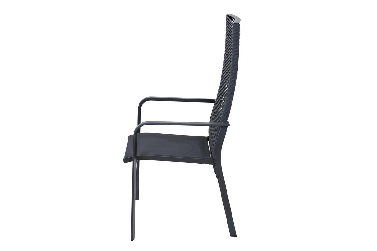 GARTENSESSEL Metall Grau  - Grau, Basics, Metall (60/113/63cm) - Siena Garden