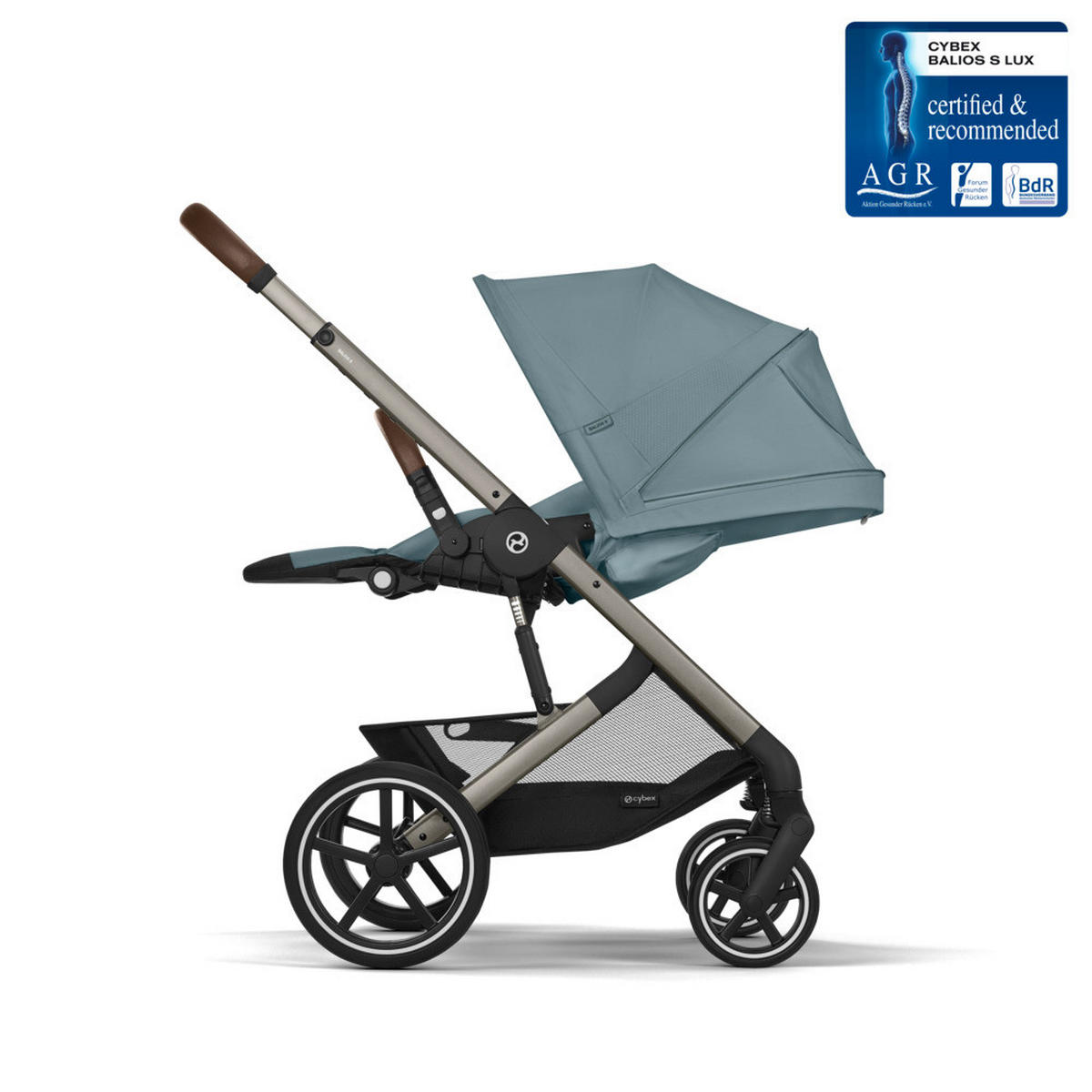 DJEČJA KOLICA  Balios S Lux  - pastelno plava/taupe, Basics, tekstil/metal (91/60/110cm) - Cybex