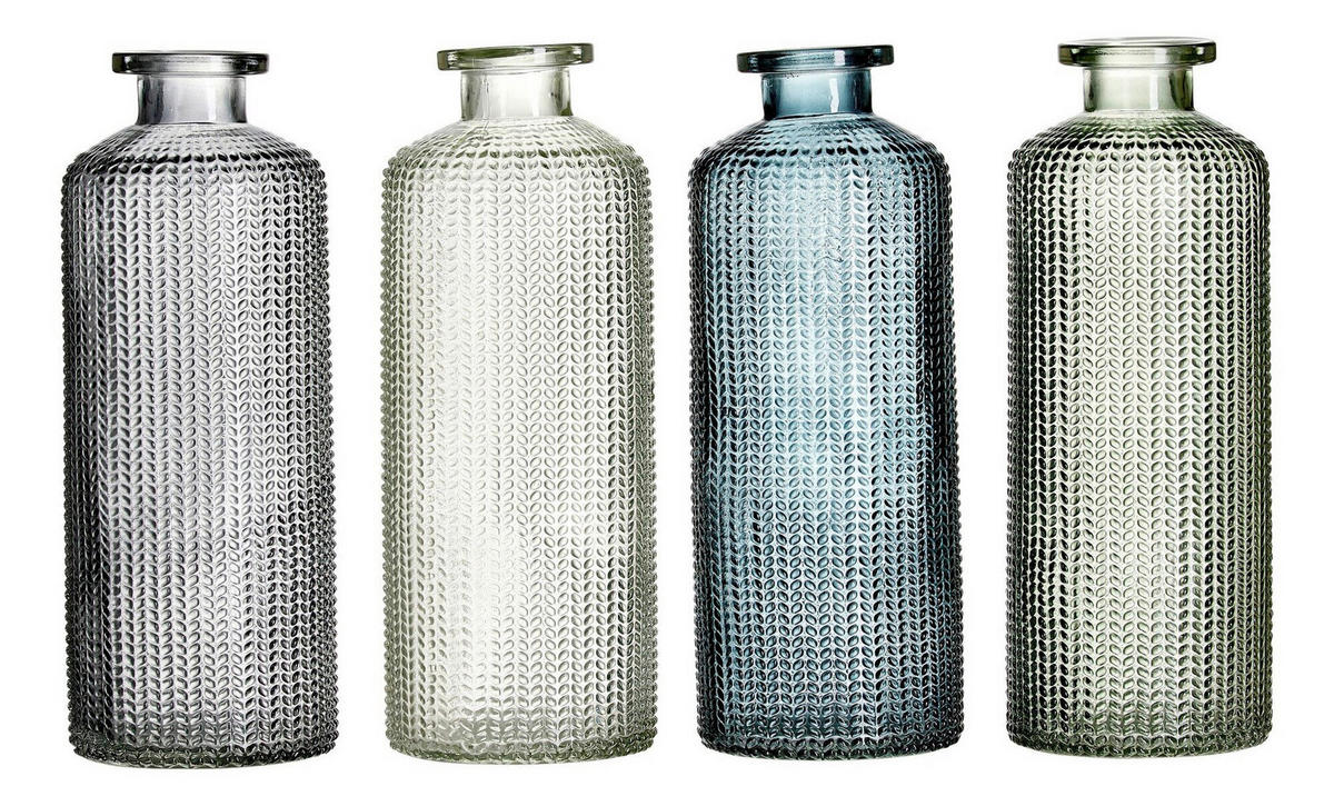 VASE Verona 20 cm  - Blau/Petrol, Trend, Glas (8/8/20cm) - Ritzenhoff Breker