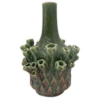 Vază 26.5 cm  - verde, Lifestyle, ceramică (17,2/26,5cm)