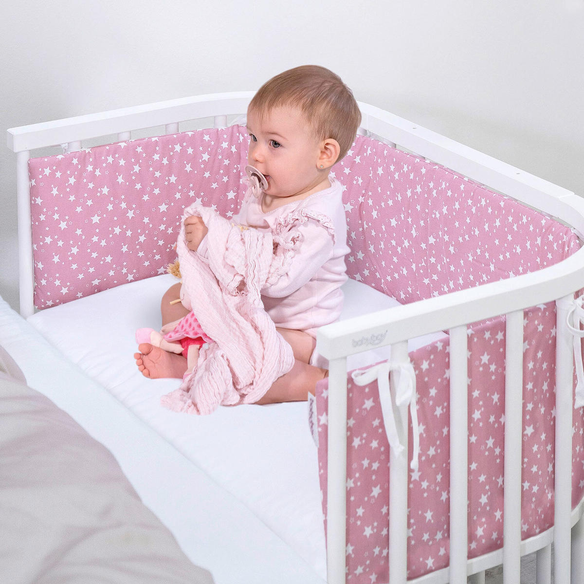 MATRATZENBEZUG    - Grau, Basics, Textil (105/57,5/6cm) - Babybay