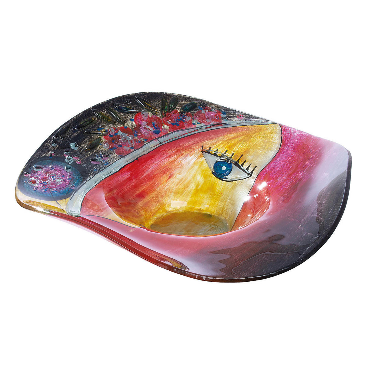 DEKOSCHALE - Multicolor, LIFESTYLE, Glas (46,5/10cm)