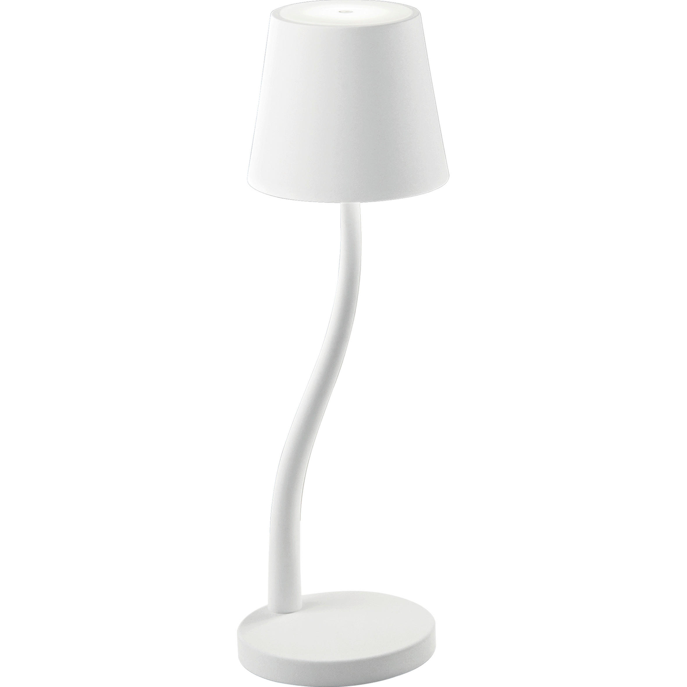 LED-TISCHLEUCHTE 11/36,5 cm   - Weiß, Design, Metall (11/36,5cm) - Fabas Luce