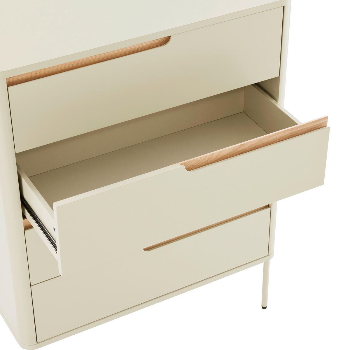 KOMMODE  in 80/105/40 cm  - Eichefarben/Grauweiß, Design, Holz/Holzwerkstoff (80/105/40cm) - Carryhome
