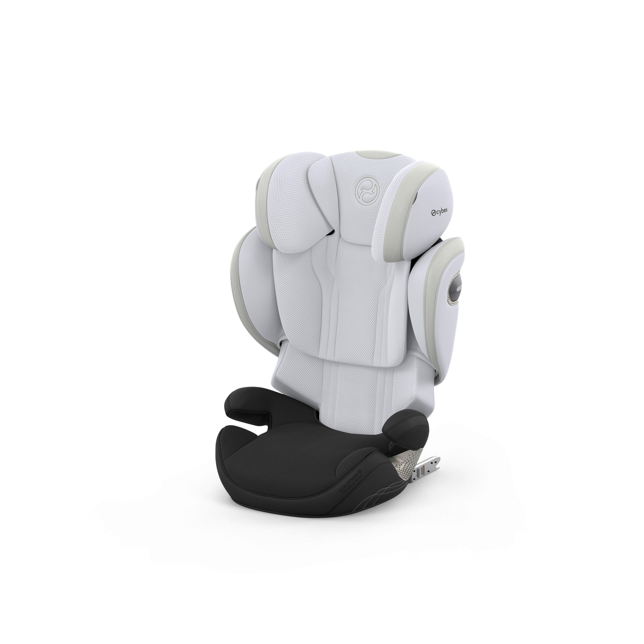 KINDERAUTOSITZ Solution S Style Misty Grey  - Hellgrau, Basics, Kunststoff/Textil (42/49,5/61cm) - cybex PLATINUM