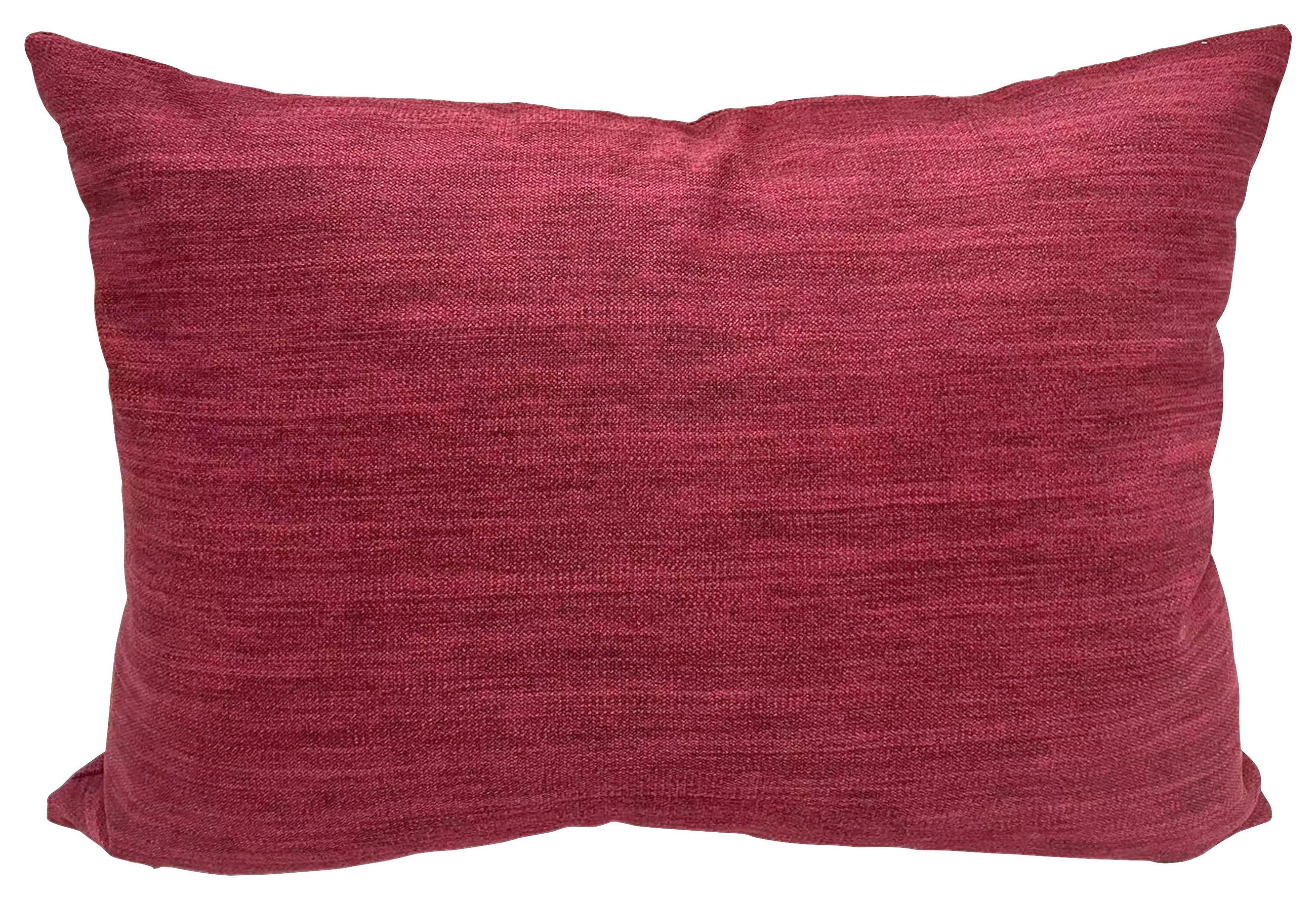 Zierkissen Carmina 50x70 cm Polyester Bordeaux mit Zipp