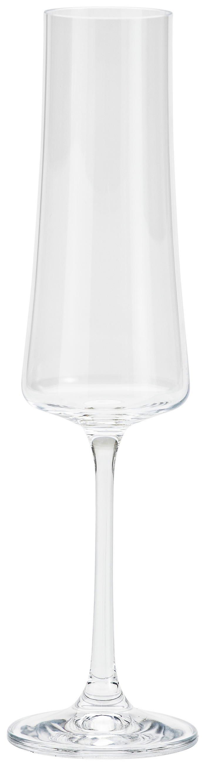 PAHAR DE VIN SPUMANT 210 ml  - străveziu, Design, sticlă (0,21l) - Novel