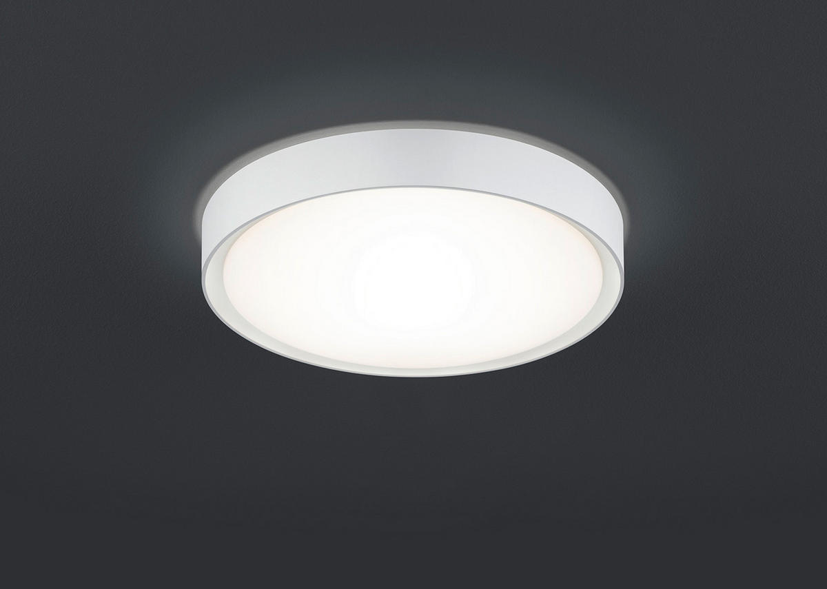 BADEZIMMER-DECKENLEUCHTE 18 W  33,0/9,0 cm    - Weiss, Konventionell, Kunststoff/Metall (33,0/9,0cm) - Trio Leuchten