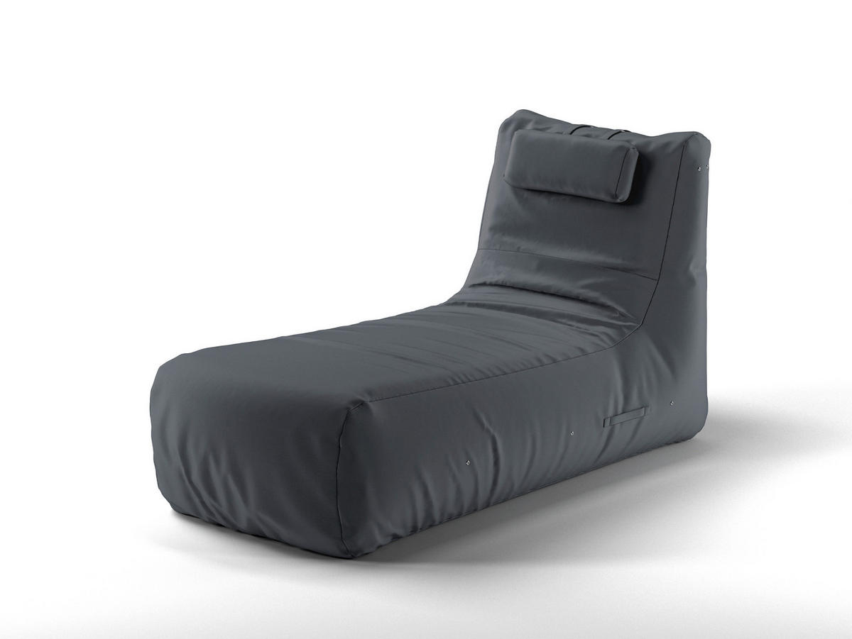 SITZSACK  - Grau, Design, Textil (40/70/170cm) - MID.YOU