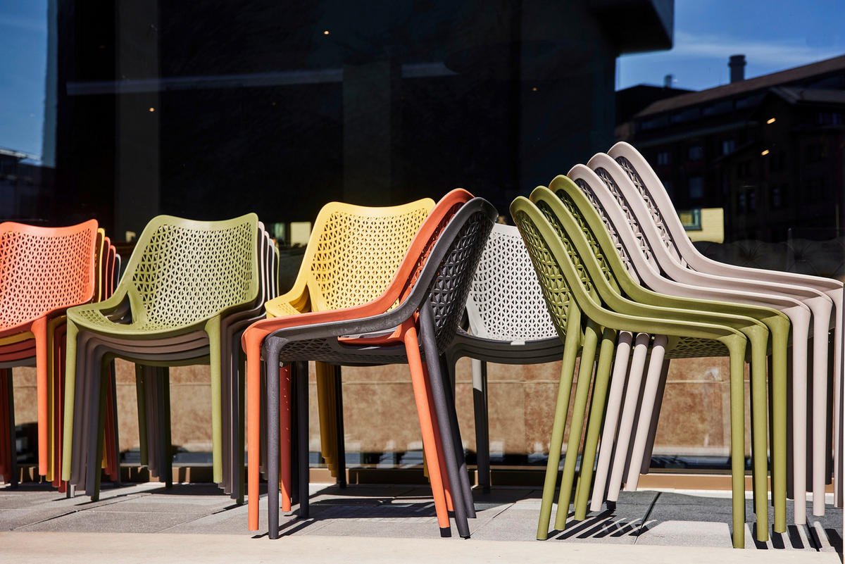 GARTENGARNITUR 3-teilig  - Anthrazit, Basics, Holzwerkstoff/Kunststoff (80/81/80cm) - Siena Garden