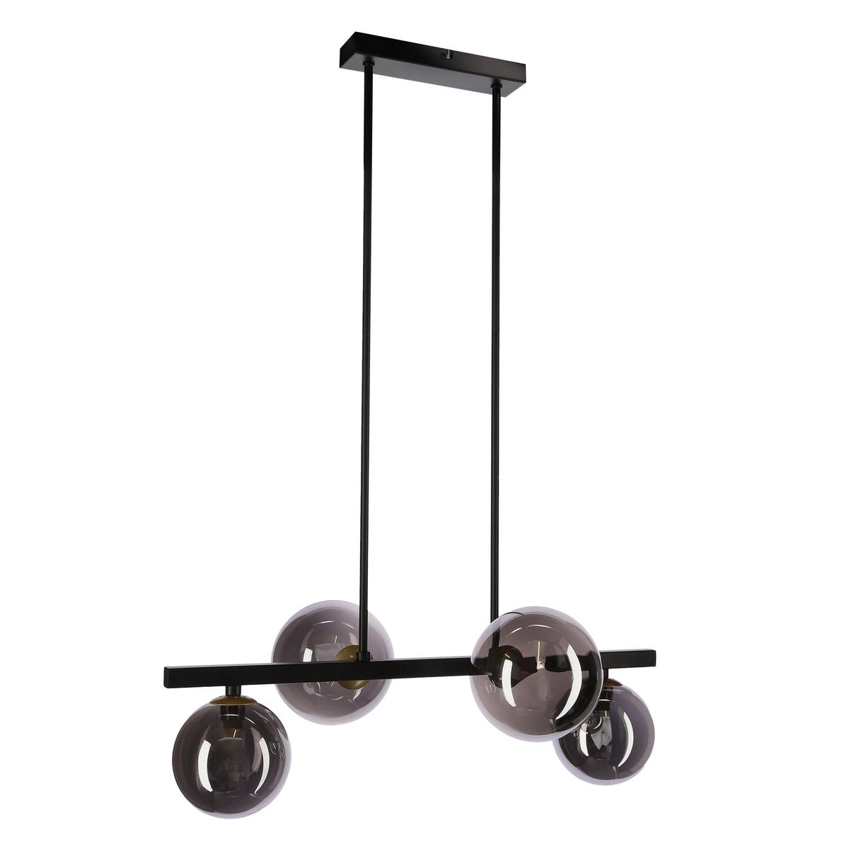 PENDELLEUCHTE Kama 59/33/83 cm  - Goldfarben/Graphitfarben, Design, Metall (59/33/83cm)