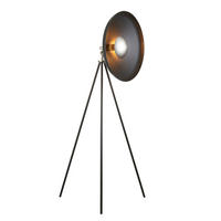 STEHLEUCHTE 72/146 cm    - Schwarz/Weiß, KONVENTIONELL, Metall (72/146cm) - ENDON