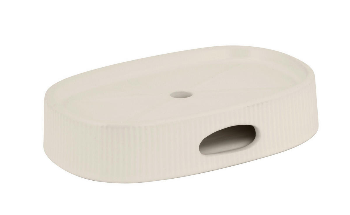 SEIFENSCHALE - Creme, Basics, Keramik (13,5/2,5/10cm) - Wenko