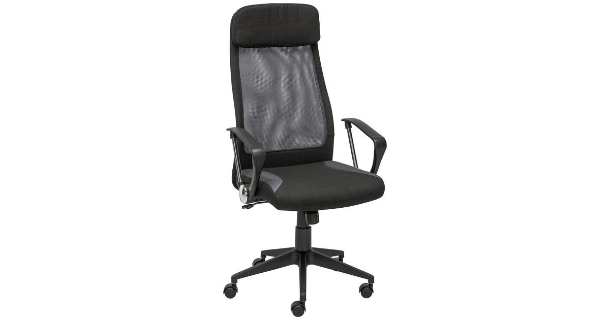 Chefsessel Schwarz Armlehnen hier bestellen