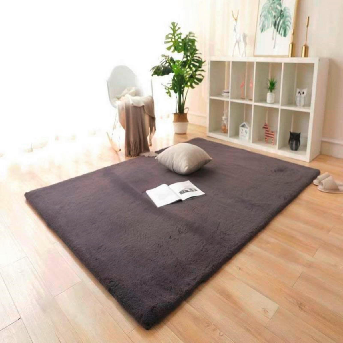 FELLTEPPICH 200/290 cm Olympos  - Anthrazit, KONVENTIONELL, Kunststoff/Textil (200/290cm)